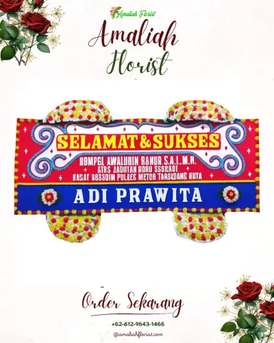 Karangan Bunga Ucapan Selamat di Lalolara
